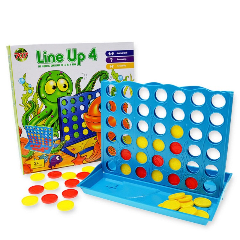 Board Game Enthusiast - 3D Four-in-a-Row Board Game for Kids