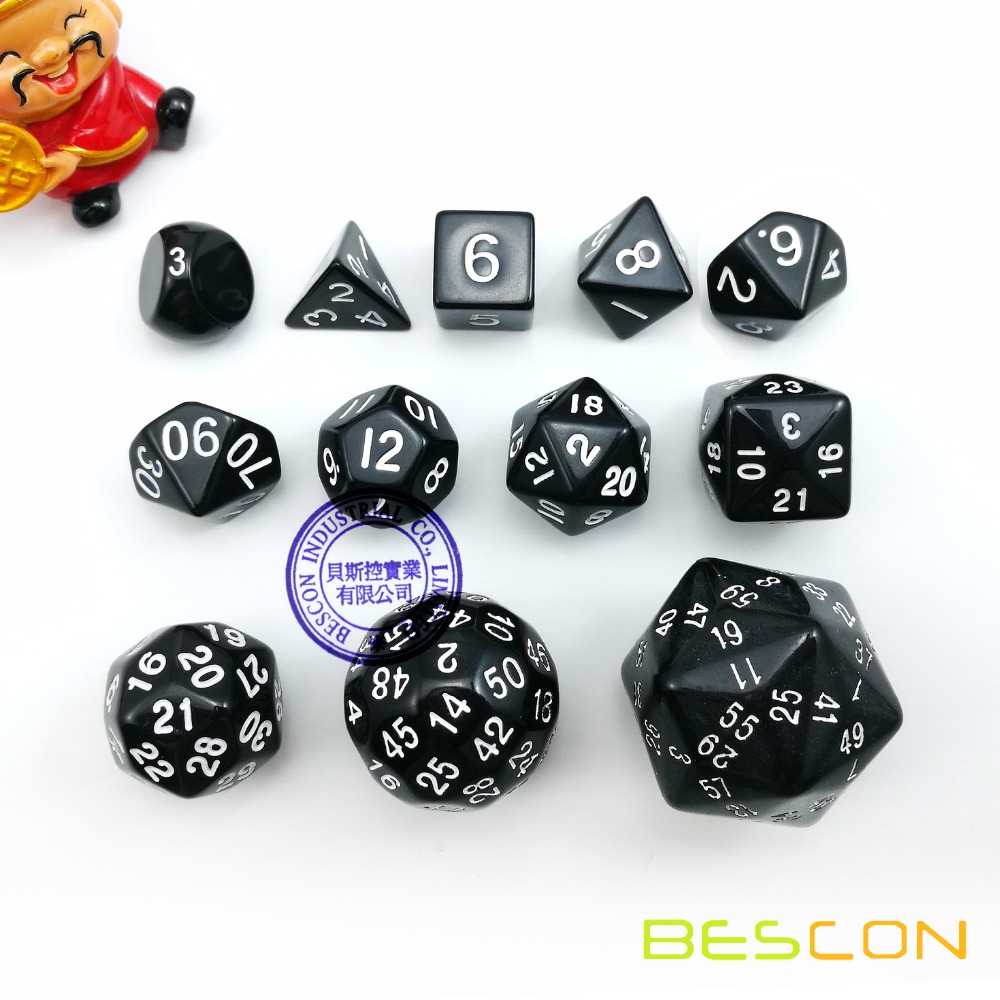 12 Chiếc Đa Diện Xúc Xắc Bộ D3 - đánh giá và giá Dice Set Polyhedral